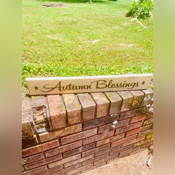 *Autumn Blessings Engraved Sign, 24” - Picture 8 of 11